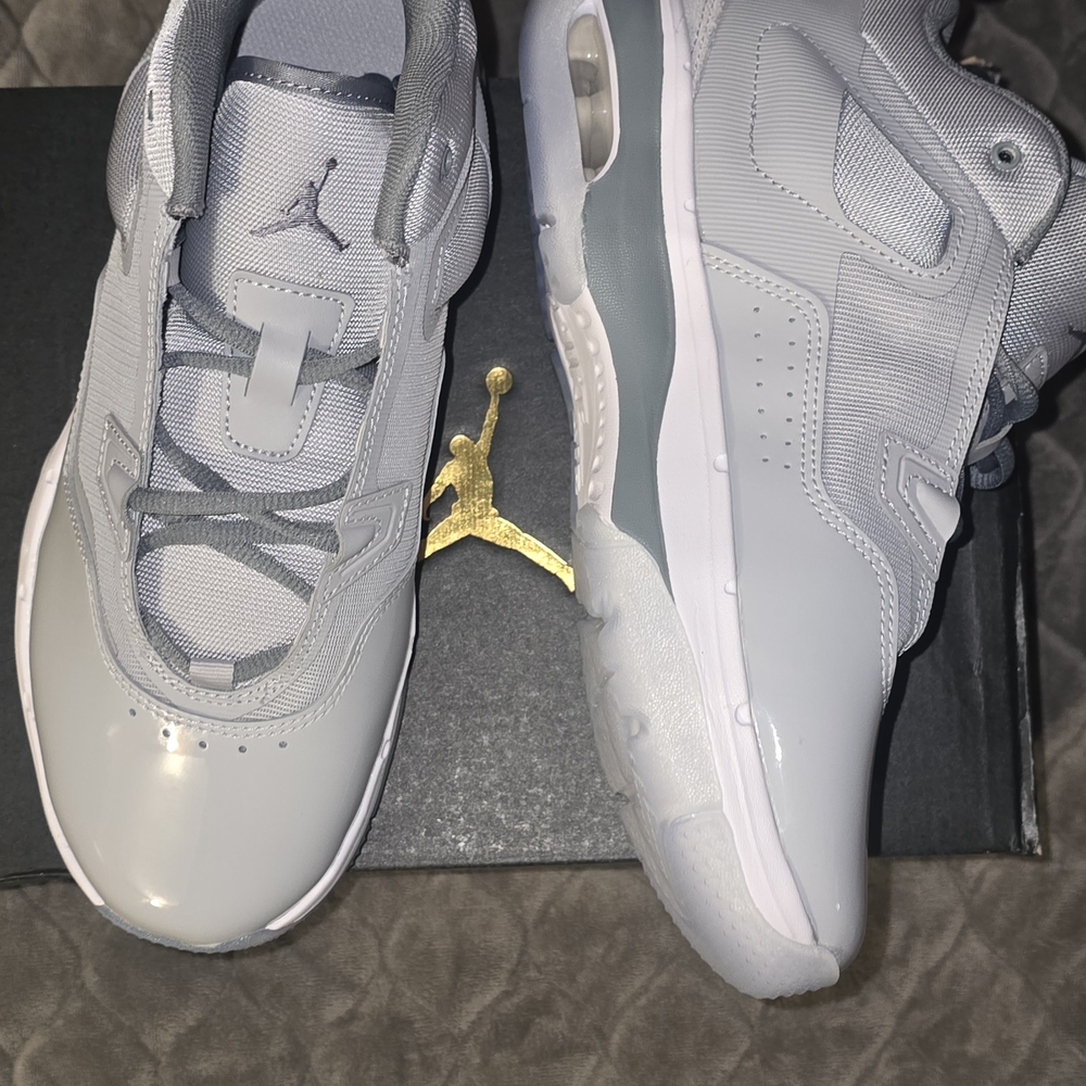 Kids Gray Jordan Sneakers